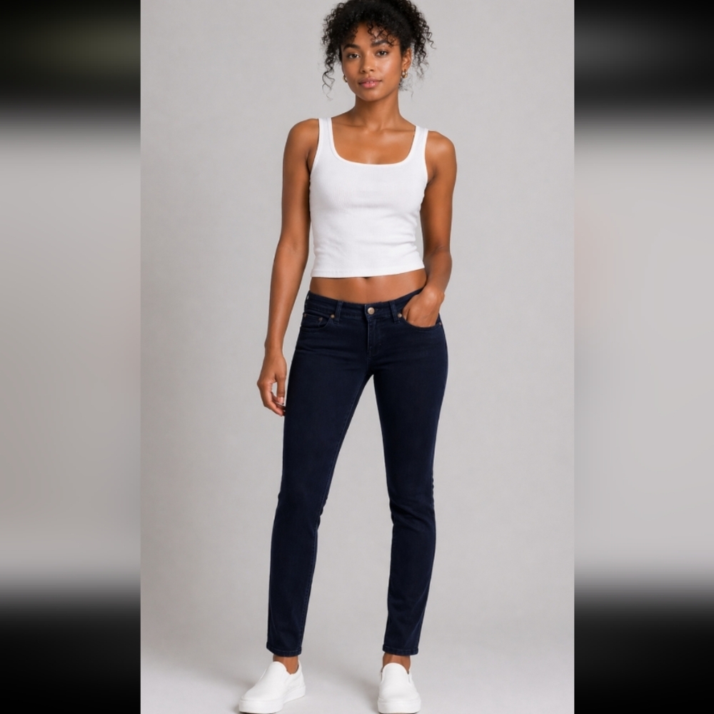 MAVI Serena Low Rise Super Skinny Sample Jean 26x32 Blue
